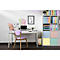 Porte-revue Exacompta MAG-CUBE Aquarel, pour documents au format A4+, avec trou de préhension, plastique, mauve, 6 pièces
