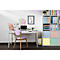 Porte-revue Exacompta MAG-CUBE Aquarel, pour documents au format A4+, avec trou de préhension, plastique, vert pastel, 6 pièces 