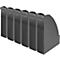 Porte-revues 2476 LEITZ®, l. de la tranche 70 mm, polystyrène, 6 p., noir
