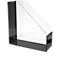 Porte-revues ACRYL EXCLUSIV WEDO®, format A4, acrylique transparent