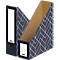 Porte-revues BANKERS BOX® Décor, carton certifié FSC®, L 237 x l 106 x H 303 mm, pour formats A4, bleu nuit, 5 pièces