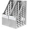 Porte-revues HAN, largeur 115 mm, plastique, 2 p., gris clair