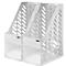 Porte-revues HAN, largeur 115 mm, plastique, 2 p., translucide-transparent