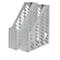 Porte-revues HAN, largeur 76 mm, plastique, 2 p., gris clair