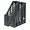 Porte-revues HAN, largeur 76 mm, plastique, 2 p., noir