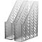 Porte-revues HAN, largeur 76 mm, plastique, 2 p., translucide-gris
