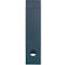 Porte-revues "The Green Bridge" Helit, en plastique recyclé, pour formats A4-C4, dos 78 mm, bleu, 4 pièces
