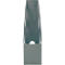 Porte-revues "The Green Bridge" Helit, en plastique recyclé, pour formats A4-C4, dos 78 mm gris clair, 4 pièces