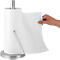 Porte-rouleau de cuisine Caterado SAM, avec aide à l'arrachage, Ø 150 x H 330 mm, inox, argenté