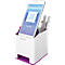 Porte-stylo Leitz WOW Sound, 1 compartiment, compartiment pour smartphone avec renforcement du son, blanc/violet