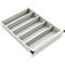 Porte-tiroirs Treston, 4 x séparateurs transversaux 375 mm, pour tiroirs 45 avec hauteur 100 mm, acier, gris clair