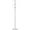 Portemanteau London - métal - 6 crochets - blanc et chrome