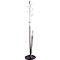 Portemanteau - métal - 7 crochets - porte paraplui - violet