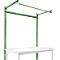 Portique av. contrefort, Poste de travail modulaire STANDARD table de travail/établi UNIVERSAL/PROFI, 1500 mm, vert réséda