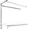 Portique av. contrefort, table d'extension SPEZIAL table de travail/établi UNIVERSAL/PROFI, 1750 mm, alu argent
