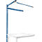Portique av. contrefort, table d'extension STANDARD table travail/établi UNIVERSAL/PROFI, 1250 mm, bleu brillant