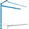 Portique av. contrefort, table d'extension STANDARD table travail/établi UNIVERSAL/PROFI, 1750 mm, bleu clair