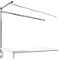 Portique av. contrefort, table d'extension STANDARD table travail/établi UNIVERSAL/PROFI, 2000 mm, alu argent