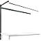 Portique av. contrefort, table d'extension STANDARD table travail/établi UNIVERSAL/PROFI, 2000 mm, anthracite