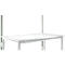 Portique, bas, Poste de travail modulaire STANDARD table de travail/établi UNIVERSAL/PROFI, gris clair