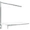 Portique p. table d'extension STANDARD syst. table travail/établi UNIVERSAL/PROFI, 1750 mm, alu argent