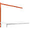 Portique p. table d'extension STANDARD syst. table travail/établi UNIVERSAL/PROFI, 2000 mm, rouge orangé