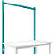 Portique, Poste de travail modulaire STANDARD système table de travail/établi UNIVERSAL/PROFI, 1500 mm, turquoise