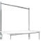 Portique, Poste de travail modulaire STANDARD système table de travail/établi UNIVERSAL/PROFI, 1750 mm, alu argent
