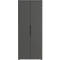 Porto archiefkast, 4 deuren en 2 legplanken, 5 OH, B 810 x D 400 x H 1970 mm, grafiet