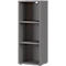 Porto archiefplank, 2 legborden, 3 OH, B 450 x D 400 x H 1200 mm, grafiet