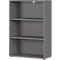 Porto archiefplank, 2 legborden, 3 OH, B 800 x D 400 x H 1200 mm, grafiet