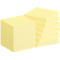 Post-it 654 CY sticky notes, 12 pads, 100 vellen per pad, 76 x 76 mm, PEFC-gecertificeerd, geel