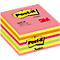 POST-IT Haftnotiz Würfel, 76 mm x 76 mm, neonpink