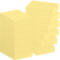 POST-IT Haftnotizen 653, 51 x 38 mm, selbsthaftend, wiederablösbar, cellophanfrei verpackt, 12 x 100 Blatt, gelb