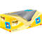 Gelbe Post-it-Notizblockbox mit "Post-it" Logo und Aufschrift "4x GRATIS".