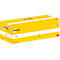 Gelber Post-it-Notizblock, 3M-Logo, Schriftzug "Post-it", "notes".