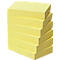 Post-it® Haftnotizen, Recycling-Papier, 51 mm x 38 mm, 6 x 100 Blatt, gelb