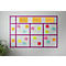 POST-IT Haftnotizen Super Sticky Notes Cosmic 622-12SS-COS, 48 x 48 mm, wiederablösbar, cellophanfrei verpackt, farbig, 12 x 90 Blatt