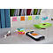 POST-IT Haftnotizen Super Sticky Notes Cosmic 622-12SS-COS, 48 x 48 mm, wiederablösbar, cellophanfrei verpackt, farbig, 12 x 90 Blatt