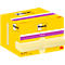Post-It® Haftnotizen Super Sticky Notes, gelb, 47,6 x 73 mm, 90 Blatt/Block, 12 Blöcke, in Kartonverpackung