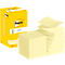 POST-IT Haftnotizen Super Sticky Z-Notes R330, 76 x 76 mm, wiederablösbar, cellophanfrei verpackt, 12 x 100 Blatt, gelb