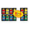 Post-it notes de différentes couleurs. Inscription : 8 + 4 GRATUIT.