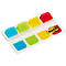 Post-it® Index Strong Mini, 4 x 10 kleefstroken, diverse kleuren, extra sterk