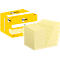 Blocs-notes Post-it jaunes et un emballage avec le logo Post-it.