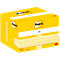 Bloc-notes Post-it jaune avec le logo "Post-it" et le mot "notes".