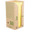 Post-it® Recycling Notes 654-1T, L 76 x H 76 mm, 100 % papier recyclé, jaune, 16 blocs de 100 feuilles