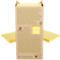 Post-it® Recycling Notes 654-1T, L 76 x H 76 mm, 100 % papier recyclé, jaune, 16 blocs de 100 feuilles