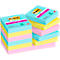 Post-it® Super Sticky Notes Cosmic 622-12SS-COS, 48 x 48 mm, farbig, 12 Blöcke á 90 Blatt
