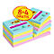 Post-It Super Sticky Notes, Cosmic Collection, 76 mm x 76 mm, 90 Blatt, 8 Blöcke + 4 Gratis/Packung, verschiedene Farben 