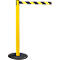 Poste de cinta RS-GUIDESYSTEMS® GLA 28, amarillo, cinta negro/amarillo